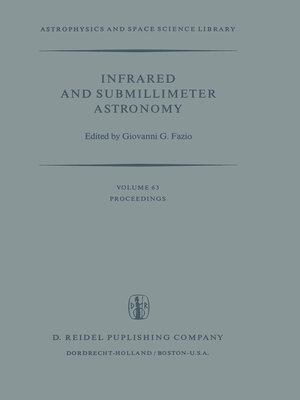cover image of Infrared and Submillimeter Astronomy